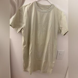 Uniqlo Light Mint Green Short Sleeve T-Shirt Dress